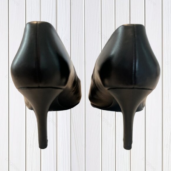 NATURALIZER Natalie Black Leather Dress Pump (Size 6) NWOT - Picture 4 of 7